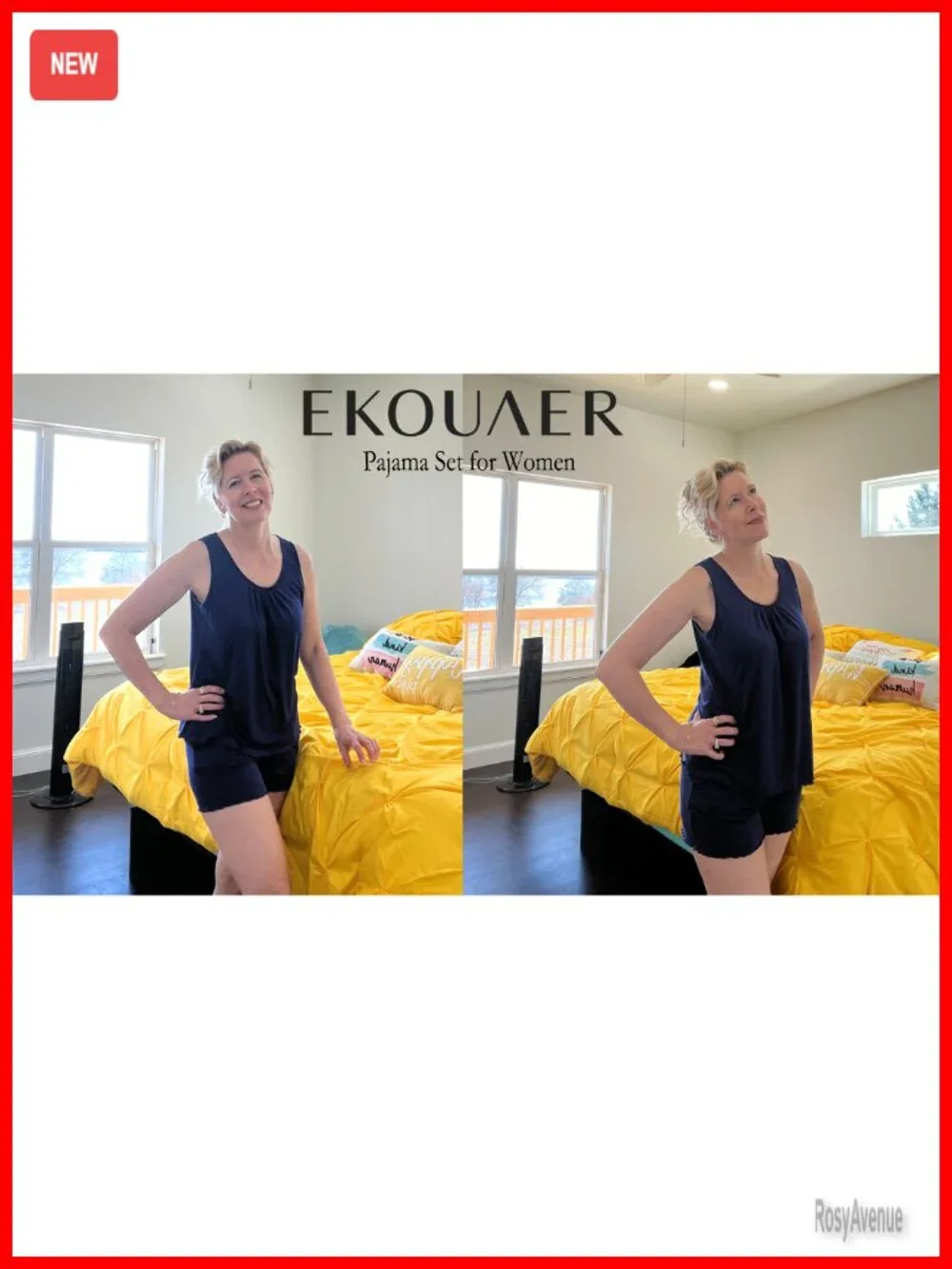 2-Piece Pajama Set - Tank Top and Shorts - Soft Loungewear